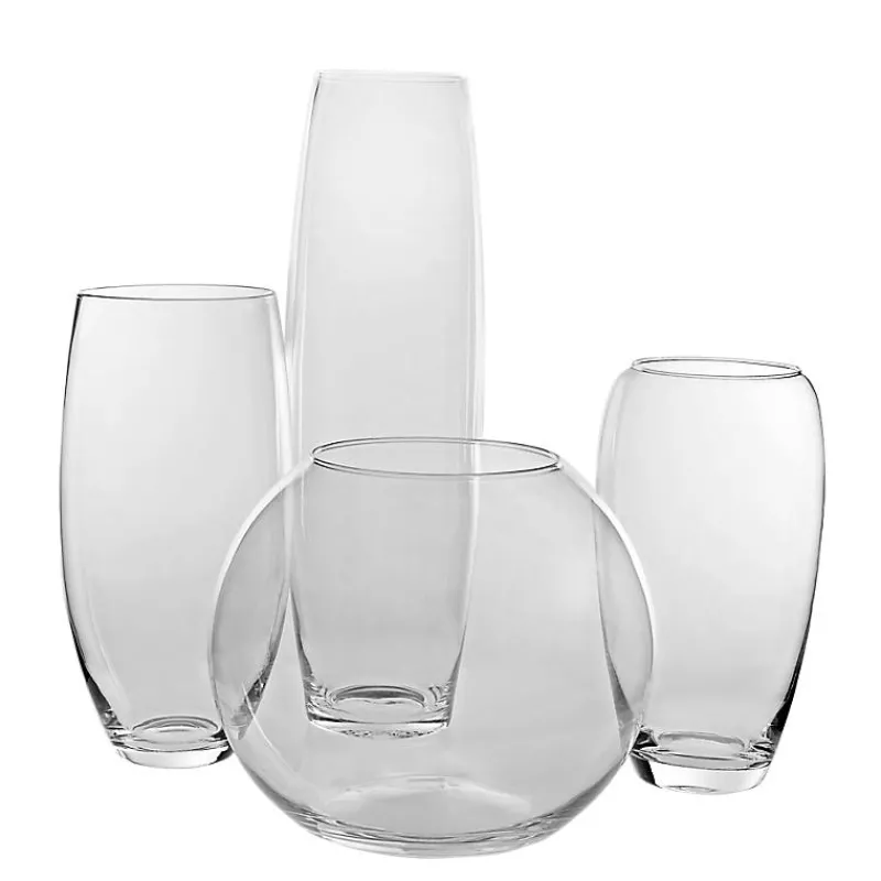 Xxl|Vasen^Cristalica Kingdom Glasvase Paprika Famous 30cm moderne Blumenvase Deko Gefäß Klarglas Geschenk