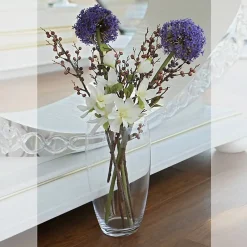 Xxl|Vasen^Cristalica Kingdom Glasvase Paprika Famous 30cm moderne Blumenvase Deko Gefäß Klarglas Geschenk