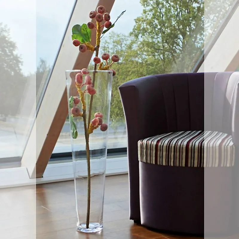 Frauen|Xxl^Cristalica Kingdom Glasvase Rosali Famous 80cm Konisch Blumenvase Deko Gefäß Klarglas Geschenk