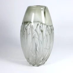 Vasen^Amara Design Glasvase Swan 26cm