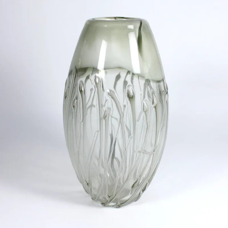 Vasen^Amara Design Glasvase Swan 26cm