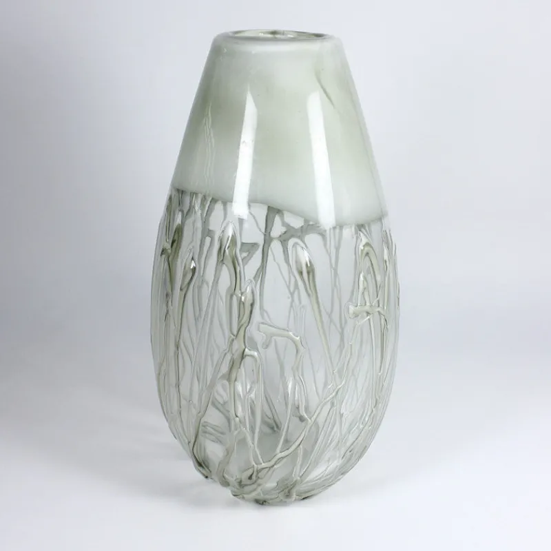 Vasen^Amara Design Glasvase Swan 33,5cm