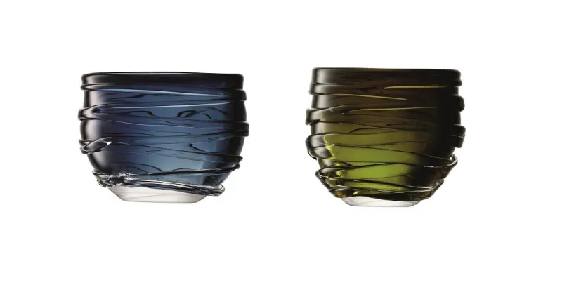 Vasen^Glaswaren sonstige Glasvase Yarn 16 cm