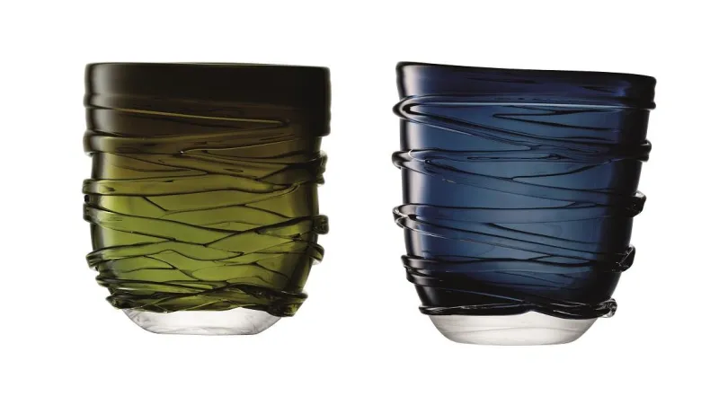 Vasen^Glaswaren sonstige Glasvase Yarn 26 cm