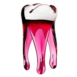 Jubiläum|Skulpturen^Art Glass Glaszahn Trophäe div. Größen/Farben