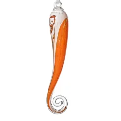 Kugeln & Zapfen^Art Glass Glaszapfen Punto hängend groß Gartenflair 45 cm mit Stab