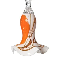 Blüten^Art Glass Glockenblüte Punto hängend Gartenflair 27cm mit Stab