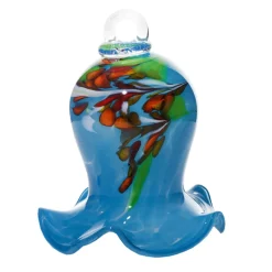 Blüten^Art Glass Glockenblume Gartenflair 16cm mit Stab