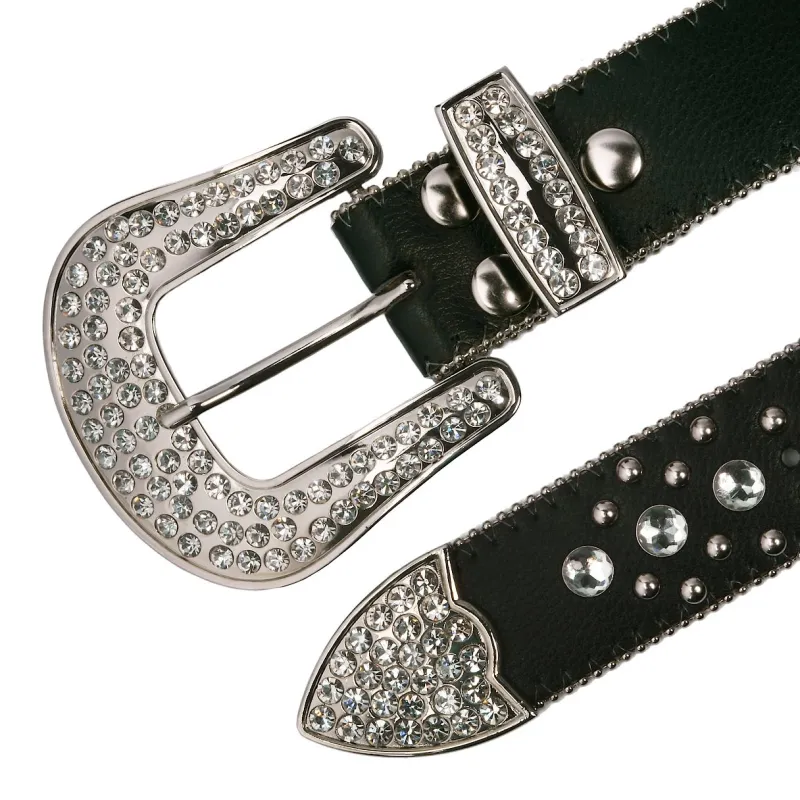 Sarah Kern Kollektion|Accessoires^Cristalica Gürtel Aletta aus Leder für Damen Glam