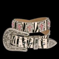 Sarah Kern Kollektion|Accessoires^Cristalica Gürtel Roslyn aus Leder für Damen Glam