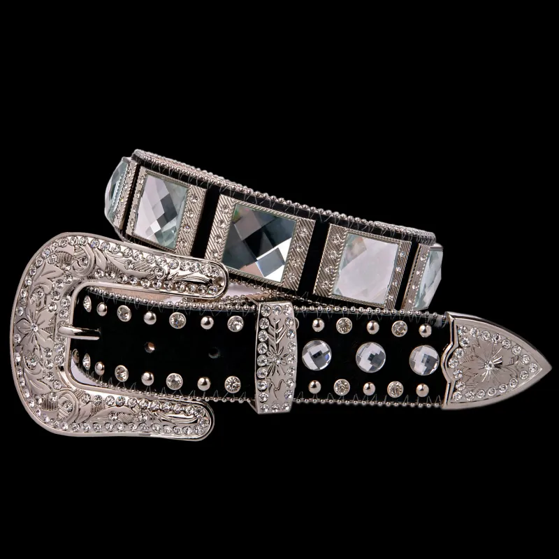 Sarah Kern Kollektion|Accessoires^Cristalica Gürtel Sarika aus Leder für Damen Glam