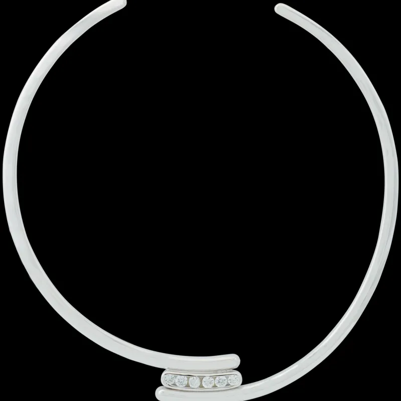 Sarah Kern Kollektion|Halskette^Cristalica Halskette Collier Amphitrite aus 925 Sterling Silber Schmuck für Damen Heat