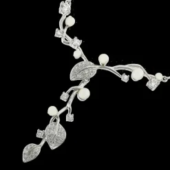 Sarah Kern Kollektion|Halskette^Cristalica Halskette Collier Juventas aus 925 Sterling Silber Schmuck für Damen Heat