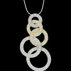 Sarah Kern Kollektion|Halskette^Cristalica Halskette Luanda aus 925 Sterling Silber Schmuck für Damen Cosmopolitan