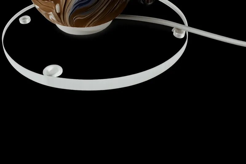 Leuchter & Lampen^Cristalica Handgefertigte Tischlampe, Höhe ca. 76 - 80cm