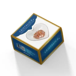 Valentienstag|Schalen & Schüsseln^Cristalica Herzschale Glasschale Bunt Konfeti/Transparent