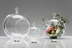 Vasen^Glaswaren sonstige Hängevase Kugelvase Glas verschiedene Größen