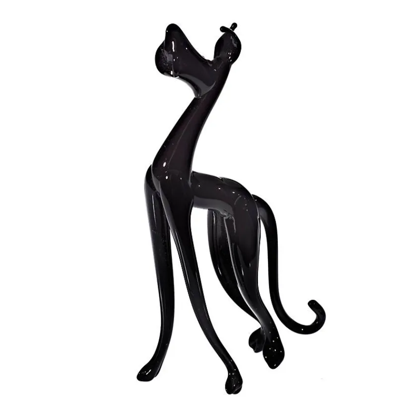 Geburtstag|Tiere & Figuren^Art Glass Hund Medium 6-15cm Glas Figuren Sammeln Vitrine Miniatur Haustier