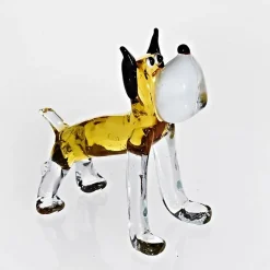 Geburtstag|Tiere & Figuren^Art Glass Hund Medium 6-15cm Glas Figuren Sammeln Vitrine Miniatur Haustier