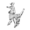 Kinder|Geburtstag^Art Glass Hund Midi 6-8cm Glas Figuren Sammeln Vitrine Miniatur Haustier