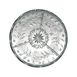 Teller & Platten^German Crystal Kabarett Rebecca (31,5 cm)
