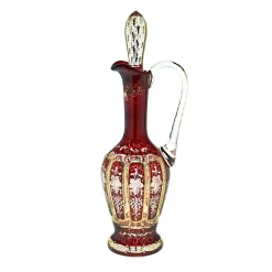 Karaffe & Dekanter^Cristalica Kingdom Karaffe getäfelt "Ruby Grape" (1000ml)