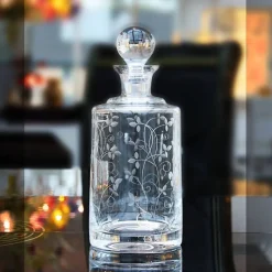 Karaffe & Dekanter^Cristalica Kingdom Karaffe mit Gravur "Petite Daisy" (1 Liter)