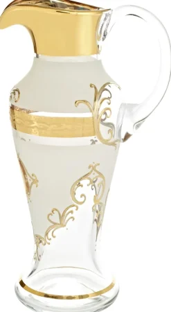 Kanne & Krug^Art Glass Karaffe 