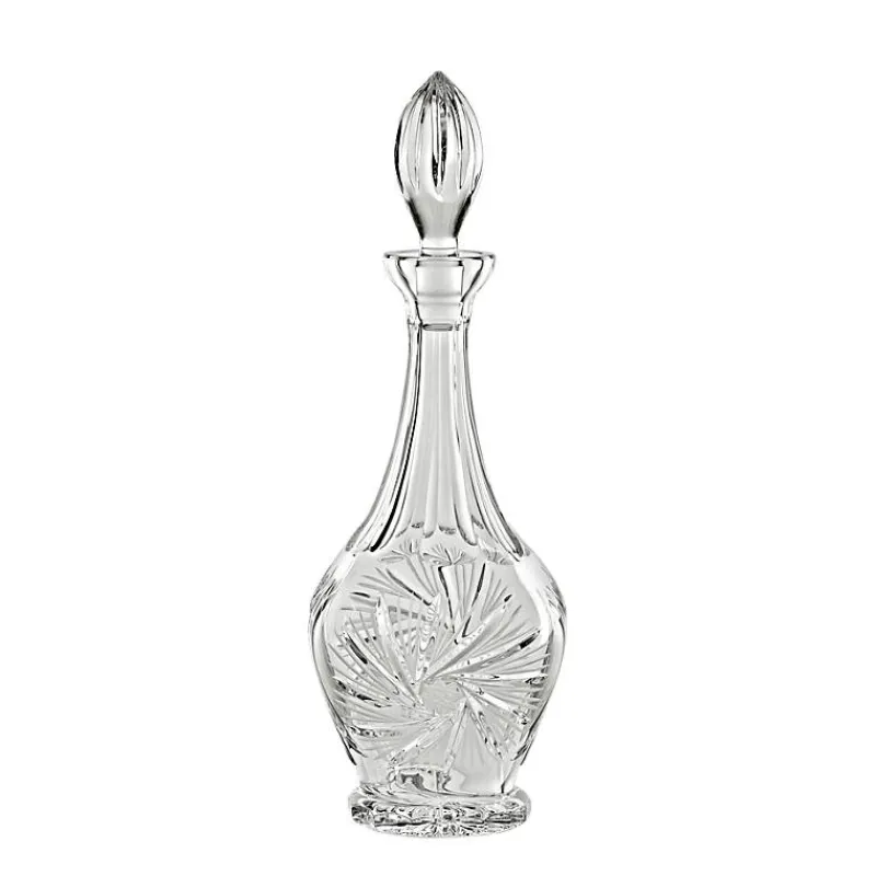 Karaffe & Dekanter^Cristalica Karaffe Schleuderstern 1100ml, Transparent, aus Bleikristall