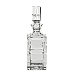 Karaffe & Dekanter^Cristalica Karaffe Square 1000ml, Transparent, aus Bleikristall