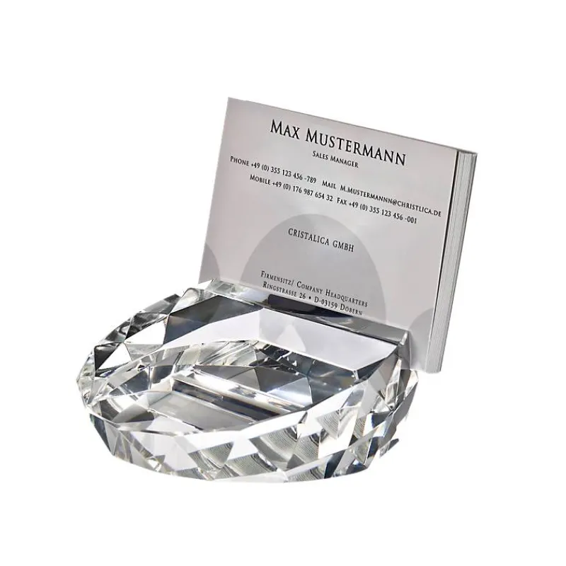 Pokal & Glasblock|Männer^Fan Unikate Kartenhalter/Briefbeschwerer Diamond Pokal 8,5cm