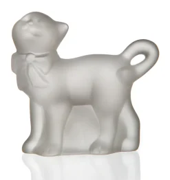 Tiere & Figuren|Hund & Katze^German Crystal Katze stehend 8,5cm
