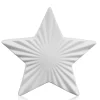 Weihnachten|Weihnachten^Cristalica Keramikfigur Stern 17cm Weihnachten Dekoration weiß