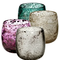 Kerzenhalter^Cristalica Kerzenglas Windlicht Bubble BUB 15 cm