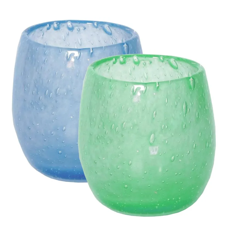 Kerzenhalter^Cristalica Kerzenglas Windlicht Sommer BUB 11 cm