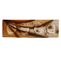 Kerzenhalter^Cristalica Kingdom Kerzenhalter Bogen Adventskranz 4er Kerzenteller braun Fusing Glas 42cm Handmade