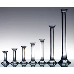 Frauen|Kerzenhalter^German Crystal Kerzenhalter Crescendo 16cm, Transparent, aus Bleikristall