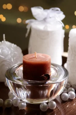 Frauen|Weihnachten^German Crystal Kerzenhalter Feeling 10cm Bleikristallglas