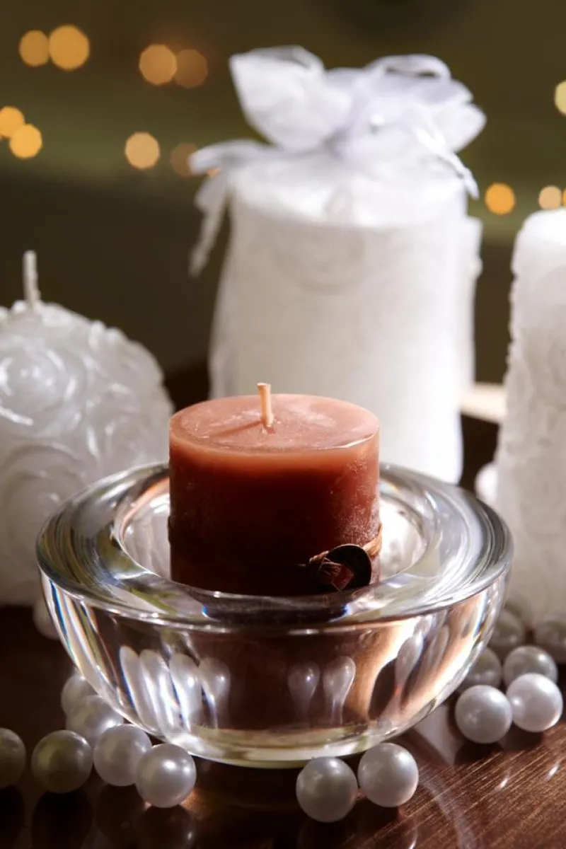 Frauen|Weihnachten^German Crystal Kerzenhalter Feeling 10cm Bleikristallglas