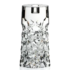 Kerzenhalter^German Crystal Kerzenhalter Katarina Gold 20cm, Transparent, aus Bleikristall