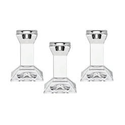 Kerzenhalter^Cristalica Kerzenhalter "Leo" 3er Set (10cm)