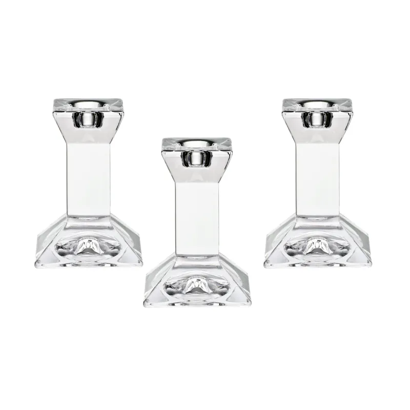 Kerzenhalter^Cristalica Kerzenhalter "Leo" 3er Set (10cm)