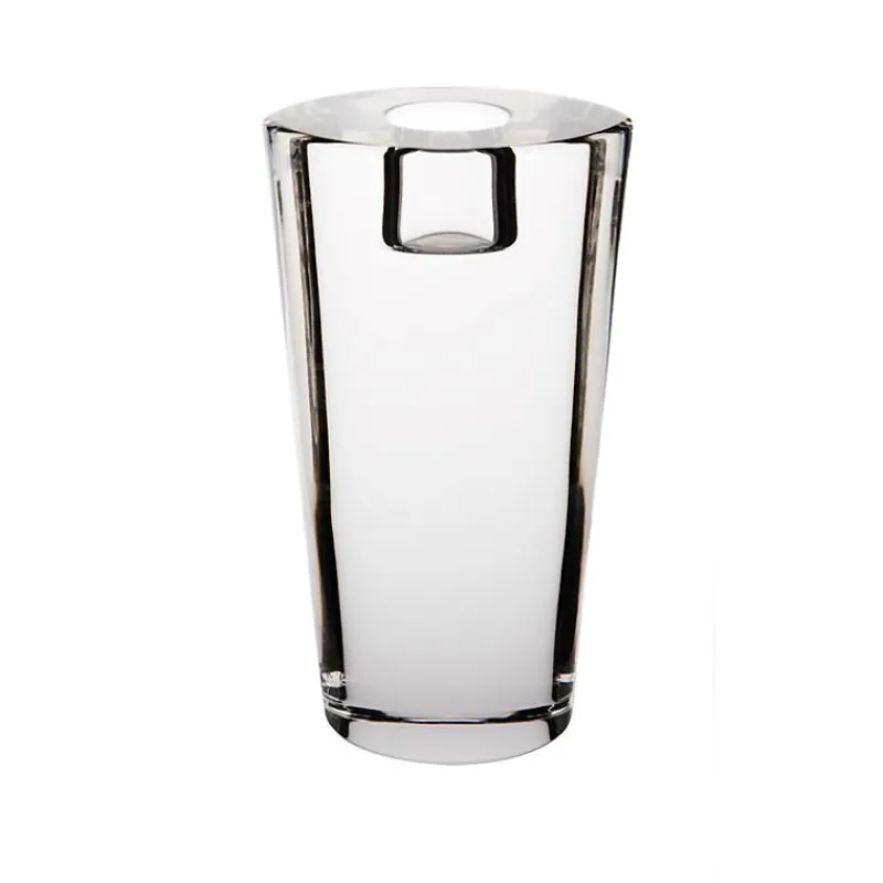 Kerzenhalter^German Crystal Kerzenhalter Starlight 14cm, transparent aus Bleikristall