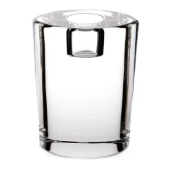 Kerzenhalter^German Crystal Kerzenhalter Starlight 10cm, transparent aus Bleikristall