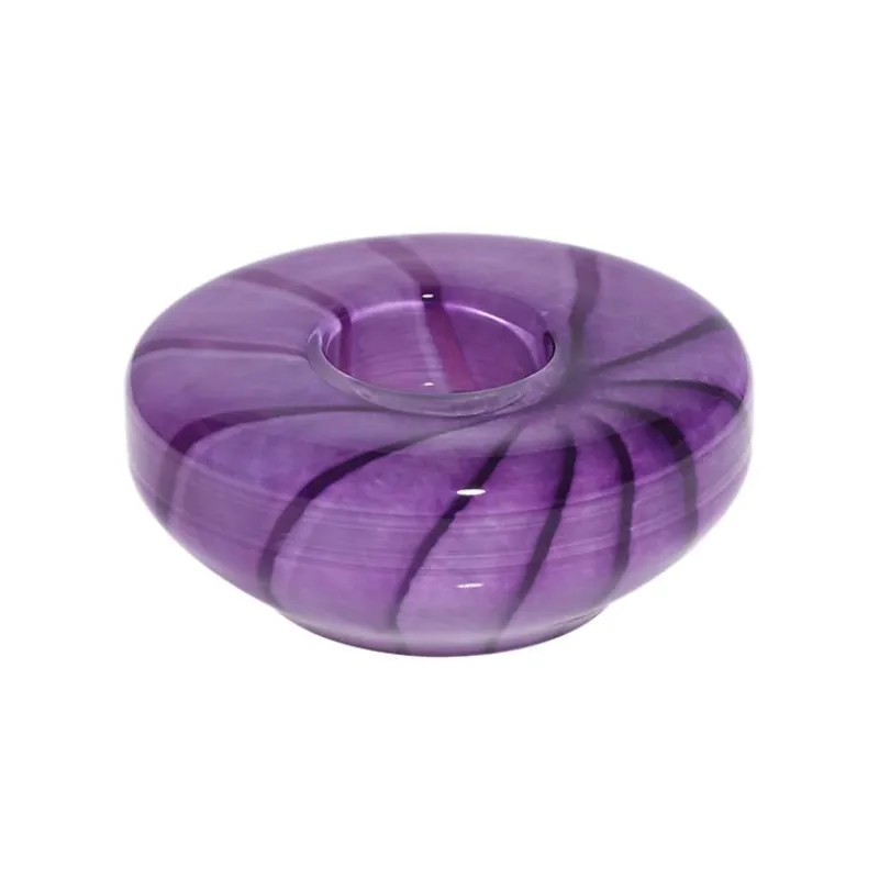 Kerzenhalter^Art Glass Kerzenhalter Ufo "Farbenzauber" (12cm)