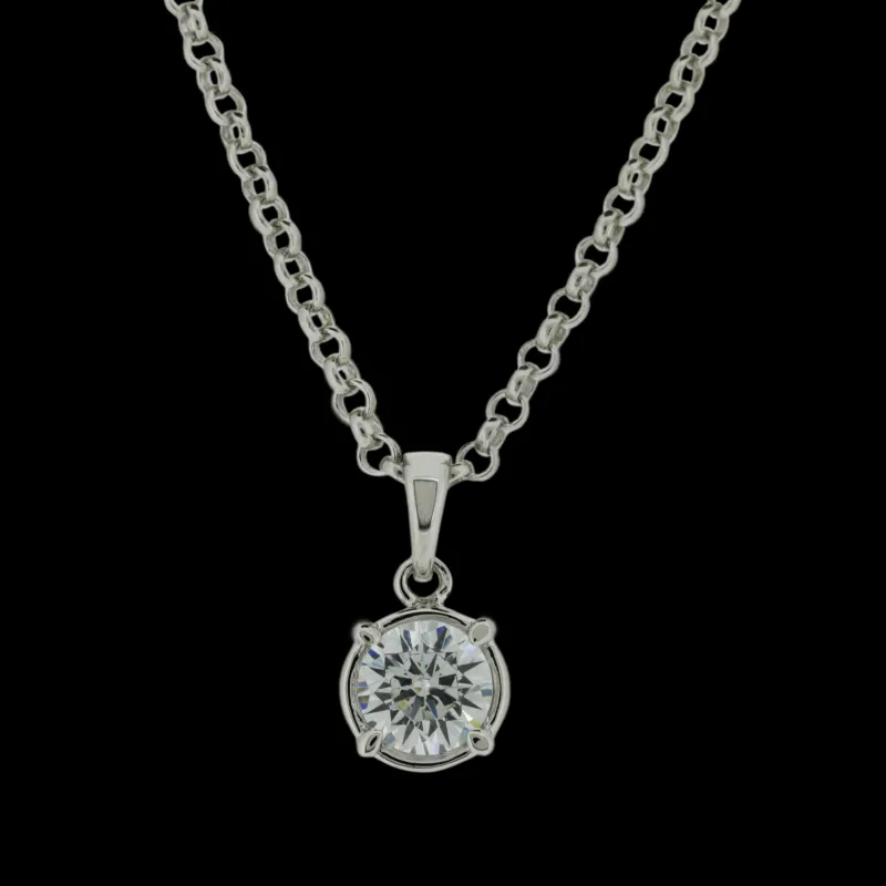 Sarah Kern Kollektion|Kettenanhänger^Cristalica Kettenanhänger Alpenaster aus 925 Sterling Silber Schmuck für Damen Friends