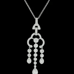 Sarah Kern Kollektion|Kettenanhänger^Cristalica Kettenanhänger Erato aus 925 Sterling Silber Schmuck für Damen Heat