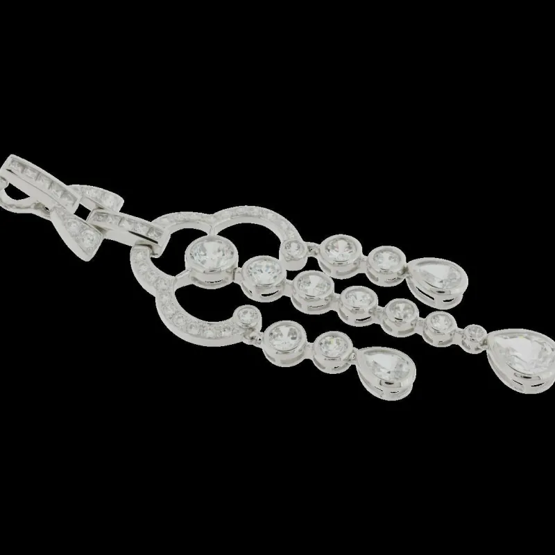 Sarah Kern Kollektion|Kettenanhänger^Cristalica Kettenanhänger Erato aus 925 Sterling Silber Schmuck für Damen Heat