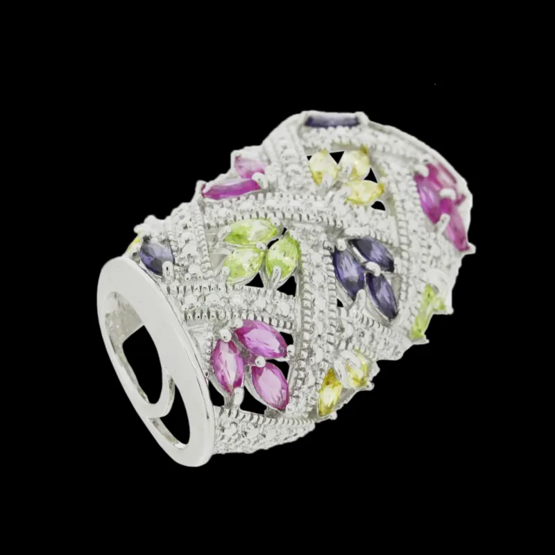 Sarah Kern Kollektion|Kettenanhänger^Cristalica Kettenanhänger Galene aus 925 Sterling Silber Schmuck für Damen Heat