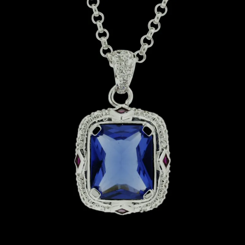 Sarah Kern Kollektion|Kettenanhänger^Cristalica Kettenanhänger Pax aus 925 Sterling Silber Schmuck für Damen Heat